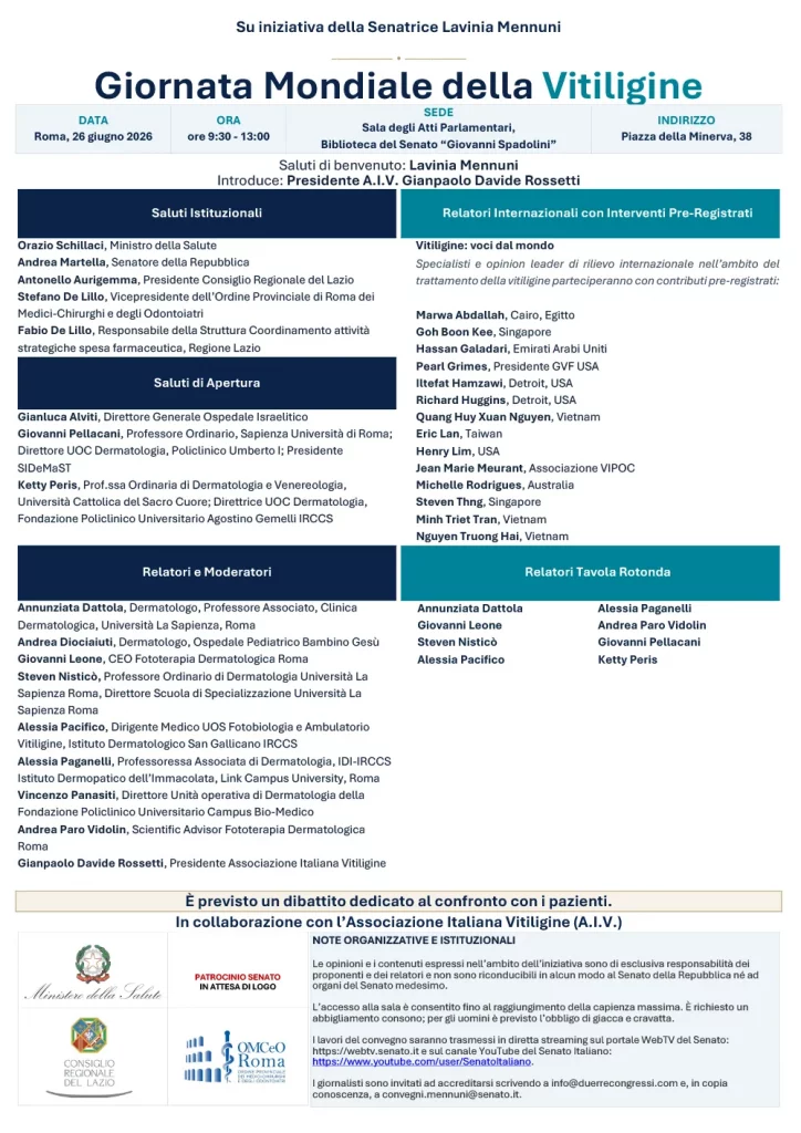Locandina Giornata Mondiale della Vitiligine 2026 - wvd 2026 rev2705